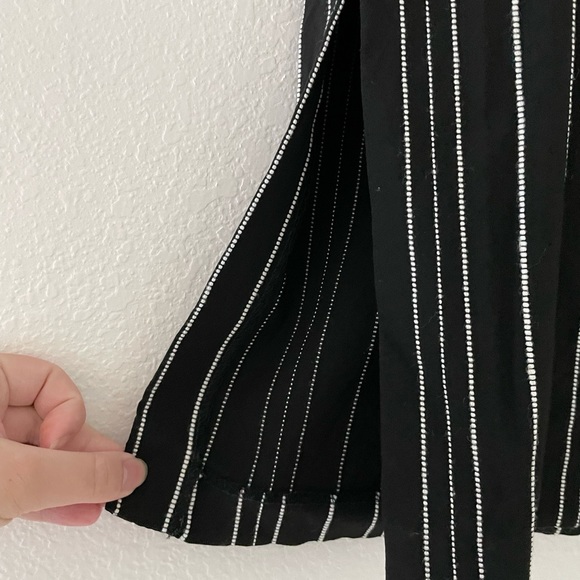 Express Stretch Pencil Striped Midi Dress - Picture 4 of 6